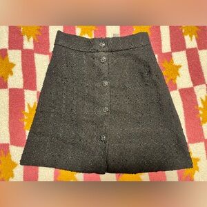 H&M Tweed Mini Skirt